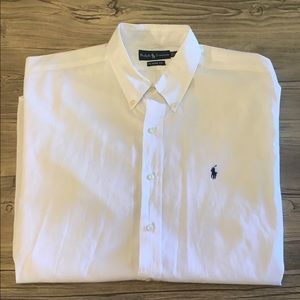 Ralph Lauren white short sleeve button